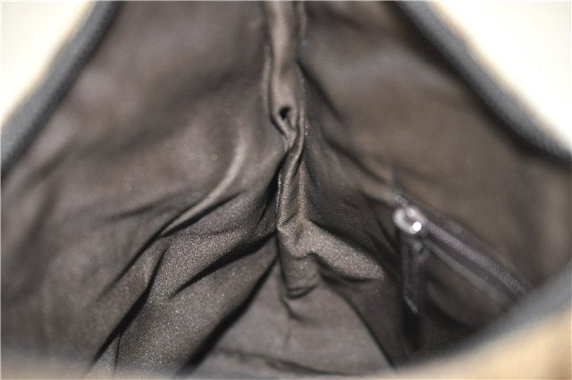 Authentic GUCCI Shoulder Hand Bag GG Canvas Leather 0013386 Brown 8696D