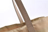 Authentic PRADA Nylon Leather Shoulder Tote Bag Purse Beige 8697C