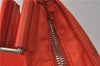 Auth PRADA VELA SPORT Nylon Leather Shoulder Cross Body Bag BT0175 Orange 8698D