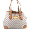 Auth LOUIS VUITTON Damier Azur Hampstead MM Shoulder Tote Bag N51206 LV 8699C