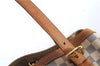 Auth LOUIS VUITTON Damier Azur Hampstead MM Shoulder Tote Bag N51206 LV 8699C