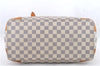 Auth LOUIS VUITTON Damier Azur Hampstead MM Shoulder Tote Bag N51206 LV 8699C