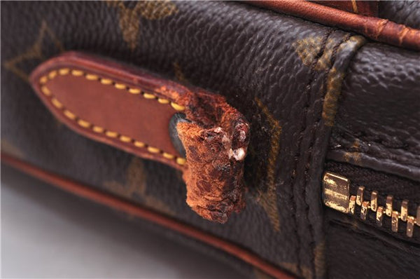 Auth Louis Vuitton Monogram Danube Shoulder Cross Body Bag M45266 LV Junk 8699D