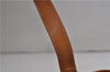 Authentic CELINE C Macadam Carriag Shoulder Tote Bag PVC Leather Beige 8700D