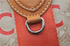 Authentic CELINE C Macadam Carriag Shoulder Tote Bag PVC Leather Beige 8700D