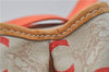 Authentic CELINE C Macadam Carriag Shoulder Tote Bag PVC Leather Beige 8700D