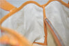 Authentic CELINE C Macadam Carriag Shoulder Tote Bag PVC Leather Beige 8700D