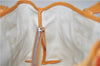 Authentic CELINE C Macadam Carriag Shoulder Tote Bag PVC Leather Beige 8700D