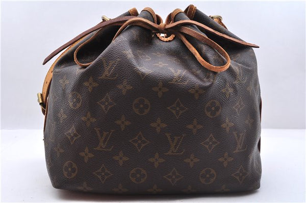 Authentic Louis Vuitton Monogram Petit Noe Shoulder Bag M42226 LV 8701D