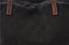 Authentic GUCCI Shoulder Tote Bag GG Nylon Leather 282439 Brown 8702D
