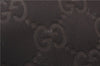 Authentic GUCCI Shoulder Tote Bag GG Nylon Leather 282439 Brown 8702D