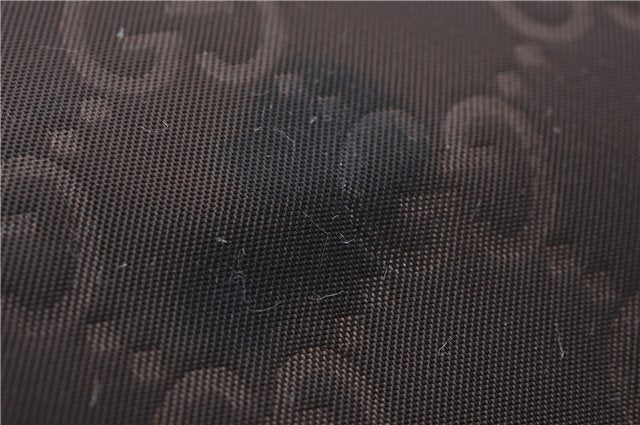 Authentic GUCCI Shoulder Tote Bag GG Nylon Leather 282439 Brown 8702D