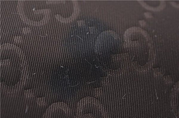 Authentic GUCCI Shoulder Tote Bag GG Nylon Leather 282439 Brown 8702D