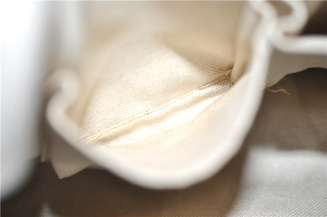 Authentic GUCCI Shoulder Tote Bag GG Nylon Leather 282439 Brown 8702D