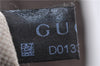 Authentic GUCCI Shoulder Tote Bag GG Nylon Leather 282439 Brown 8702D