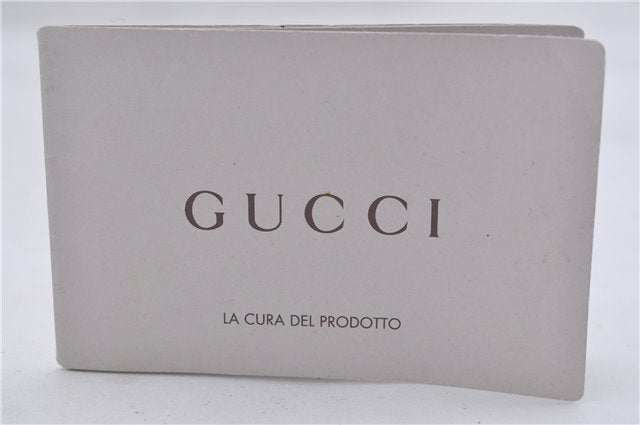 Authentic GUCCI Shoulder Tote Bag GG Nylon Leather 282439 Brown 8702D