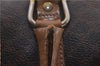 Authentic CELINE Macadam Blason Pattern Hand Bag Purse PVC Leather Brown 8703D