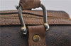 Authentic CELINE Macadam Blason Pattern Hand Bag Purse PVC Leather Brown 8703D