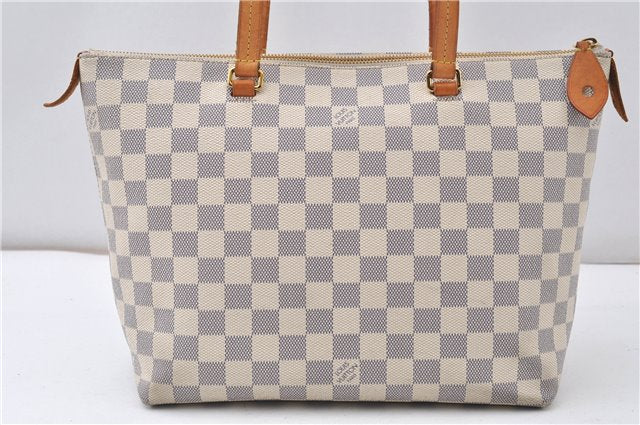 Authentic Louis Vuitton Damier Azur Iena PM Shoulder Tote Bag N44039 LV 8703F