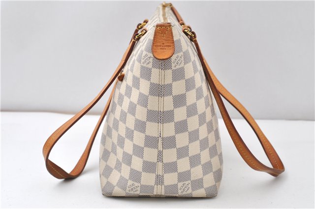 Authentic Louis Vuitton Damier Azur Iena PM Shoulder Tote Bag N44039 LV 8703F