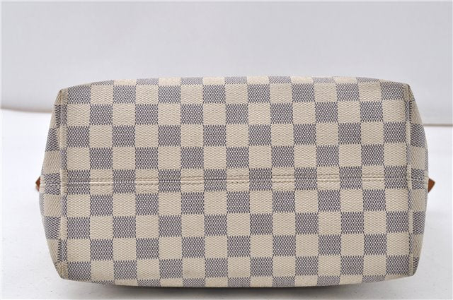 Authentic Louis Vuitton Damier Azur Iena PM Shoulder Tote Bag N44039 LV 8703F