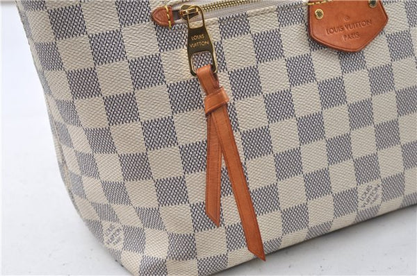 Authentic Louis Vuitton Damier Azur Iena PM Shoulder Tote Bag N44039 LV 8703F