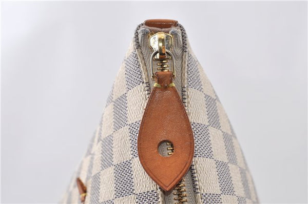 Authentic Louis Vuitton Damier Azur Iena PM Shoulder Tote Bag N44039 LV 8703F