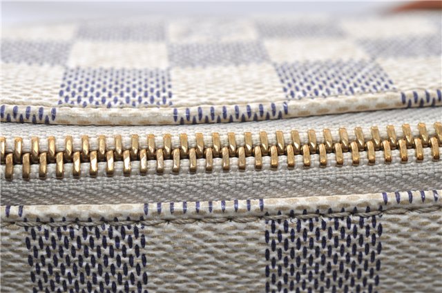 Authentic Louis Vuitton Damier Azur Iena PM Shoulder Tote Bag N44039 LV 8703F