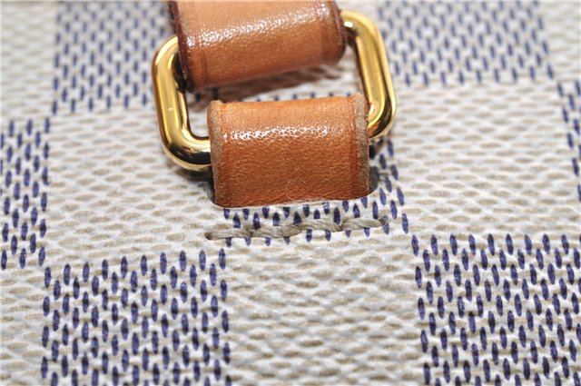 Authentic Louis Vuitton Damier Azur Iena PM Shoulder Tote Bag N44039 LV 8703F