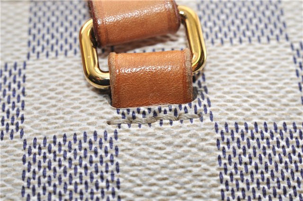 Authentic Louis Vuitton Damier Azur Iena PM Shoulder Tote Bag N44039 LV 8703F