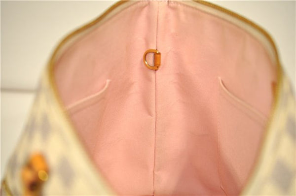 Authentic Louis Vuitton Damier Azur Iena PM Shoulder Tote Bag N44039 LV 8703F