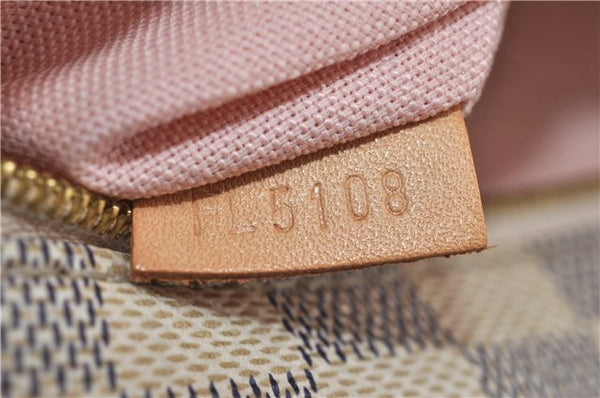 Authentic Louis Vuitton Damier Azur Iena PM Shoulder Tote Bag N44039 LV 8703F