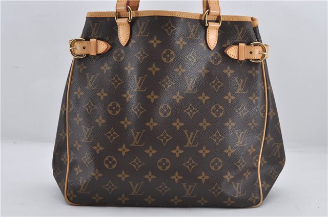 Authentic Louis Vuitton Monogram Batignolles Vertical Tote Bag M51153 LV 8706E