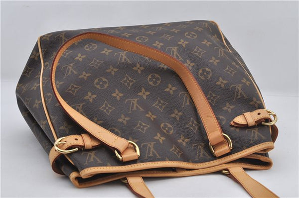 Authentic Louis Vuitton Monogram Batignolles Vertical Tote Bag M51153 LV 8706E