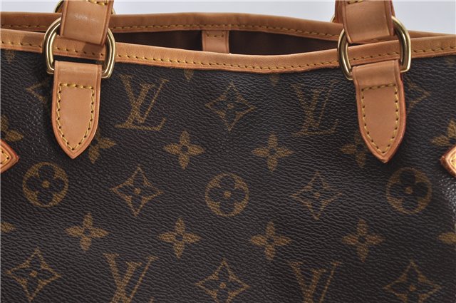 Authentic Louis Vuitton Monogram Batignolles Vertical Tote Bag M51153 LV 8706E