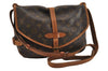 Authentic Louis Vuitton Monogram Saumur 30 Shoulder Cross Bag M42256 LV 8711F