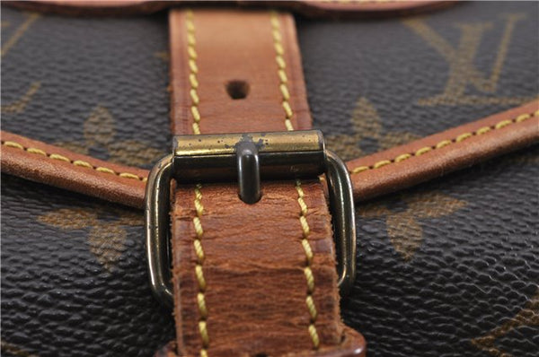 Authentic Louis Vuitton Monogram Saumur 30 Shoulder Cross Bag M42256 LV 8711F