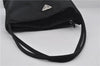 Authentic PRADA Vintage Nylon Tessuto Shoulder Bag Black 8712E