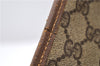 Authentic GUCCI Clutch Hand Bag Purse GG PVC Leather Brown 8713C