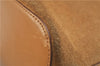 Authentic GUCCI Shoulder Hand Bag Purse Suede Leather 0013814 Brown 8714C