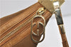 Authentic GUCCI Shoulder Hand Bag Purse Suede Leather 0013814 Brown 8714C