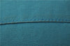 Authentic HERMES Bolide Pouch MiniMini Purse Canvas Leather Light Blue 8714D