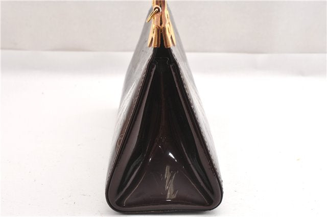 Auth Louis Vuitton Vernis Roxbury Drive 2Way Hand Bag Wine Red M91995 LV 8715F