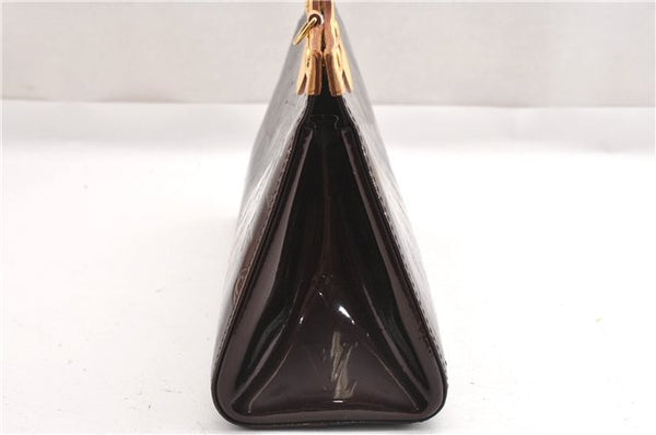 Auth Louis Vuitton Vernis Roxbury Drive 2Way Hand Bag Wine Red M91995 LV 8715F