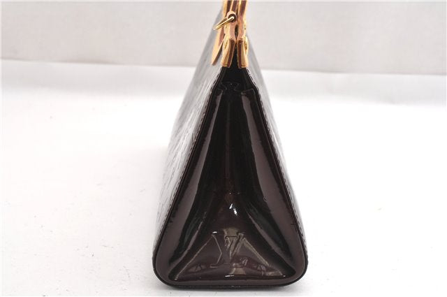 Auth Louis Vuitton Vernis Roxbury Drive 2Way Hand Bag Wine Red M91995 LV 8715F