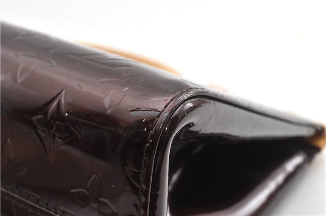 Auth Louis Vuitton Vernis Roxbury Drive 2Way Hand Bag Wine Red M91995 LV 8715F