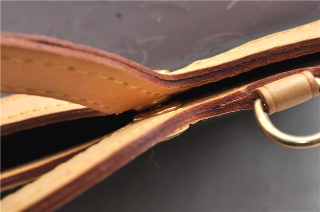 Auth Louis Vuitton Vernis Roxbury Drive 2Way Hand Bag Wine Red M91995 LV 8715F