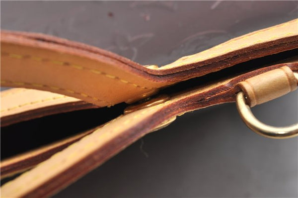 Auth Louis Vuitton Vernis Roxbury Drive 2Way Hand Bag Wine Red M91995 LV 8715F