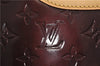 Auth Louis Vuitton Vernis Roxbury Drive 2Way Hand Bag Wine Red M91995 LV 8715F