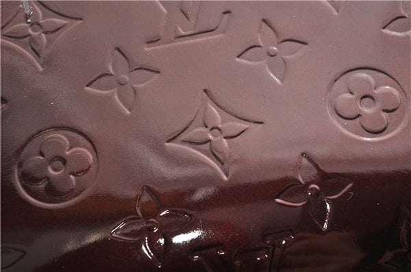 Auth Louis Vuitton Vernis Roxbury Drive 2Way Hand Bag Wine Red M91995 LV 8715F